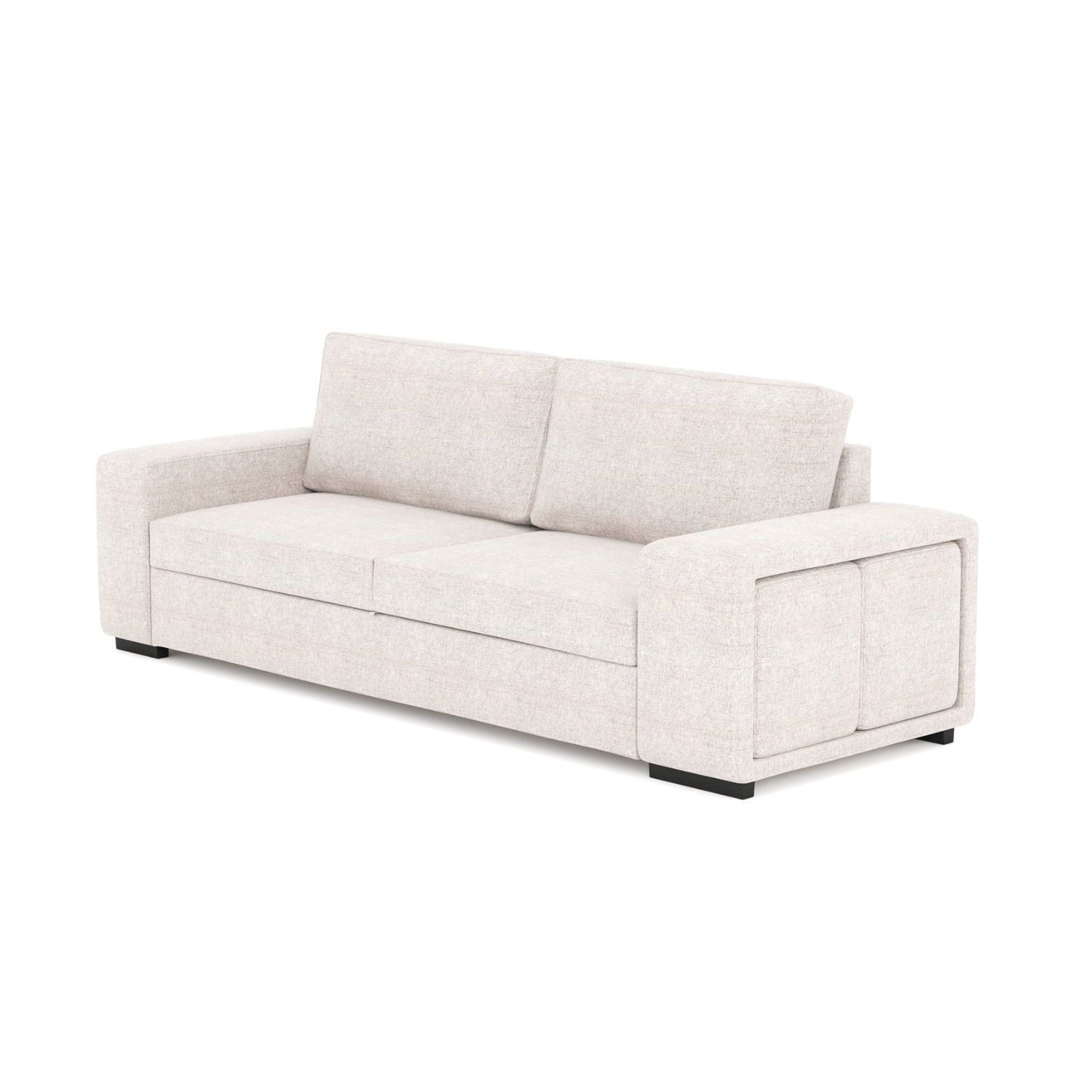 Sofá - Cama 3 Lugares + 2 Puffs - AveryS9903CSRG8242_C24