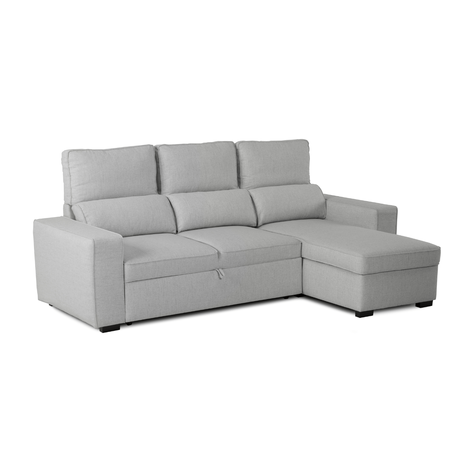 Sofá - Cama 4 Lugares com Chaise Longue Reversível e Arrumação - HarperC1536BFSRG8211_C24