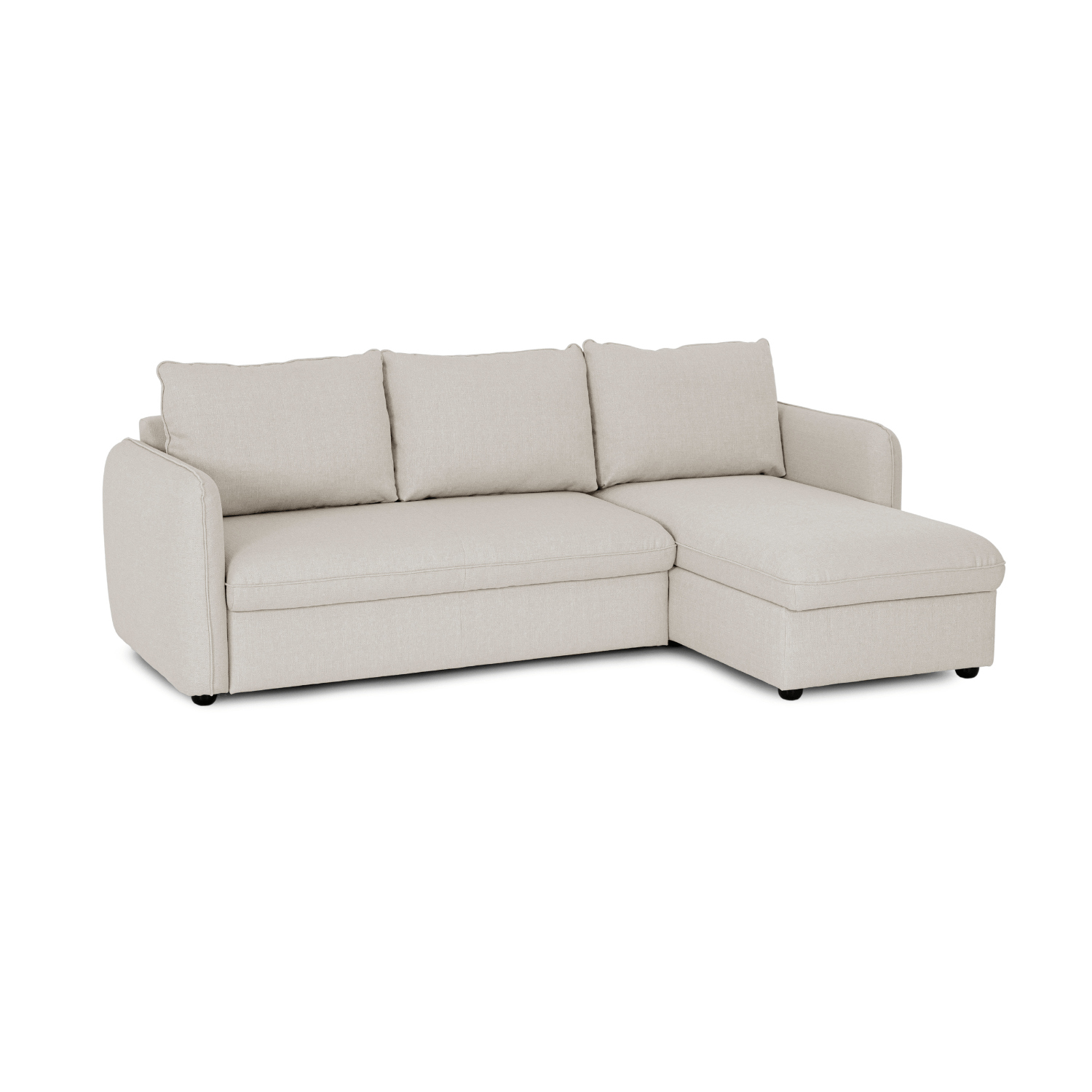Sofá - Cama 4 Lugares - Sistema Easybed - Com Chaise Longue Reversível - VogueC1330BFSRG0442_C24