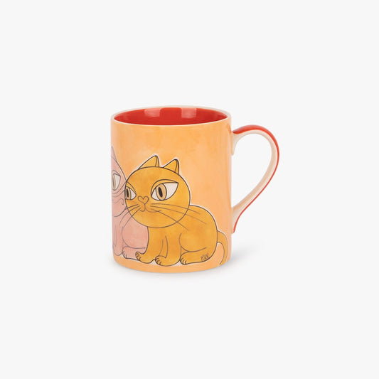 Grande Tasse Orange Enfants Honeymoon PEACE&LOVE II