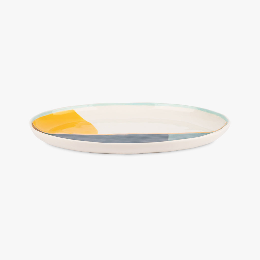 Plat ovale 23 cm GROOVY