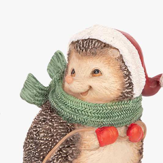 Enfeite de Natal de Ouriço com Rena COZY