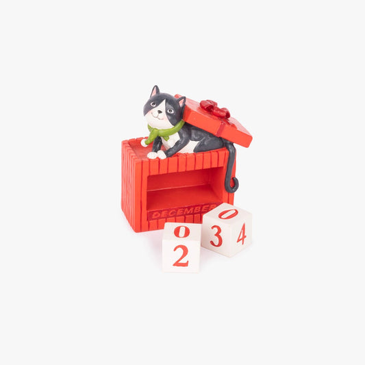 Calendrier cadeau chat 12cm NEW BRIGHT
