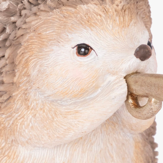Adorno erizo beige 9cm COZY