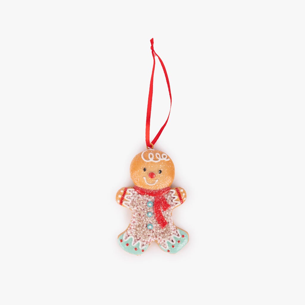 Ornement ours en biscuit 10cm COZY