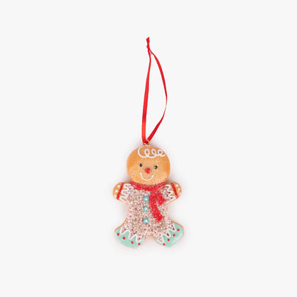 Ornement ours en biscuit 10cm COZY
