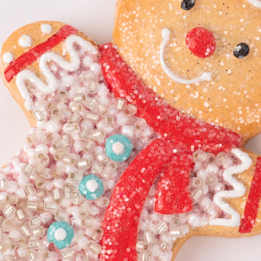 Ornement ours en biscuit 10cm COZY