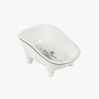 SAINT VILAN Ceramic Bathtub Soap Dish