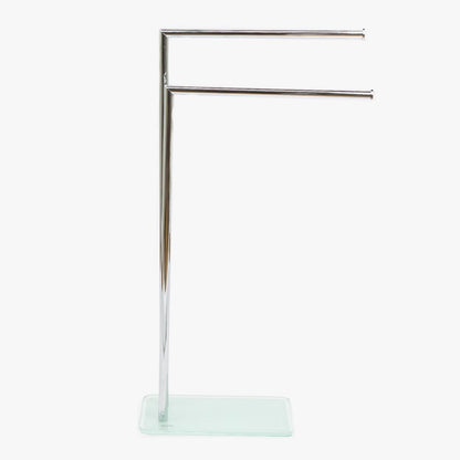 Toallero vidrio blanco 81,4x43x2 cm HURAA