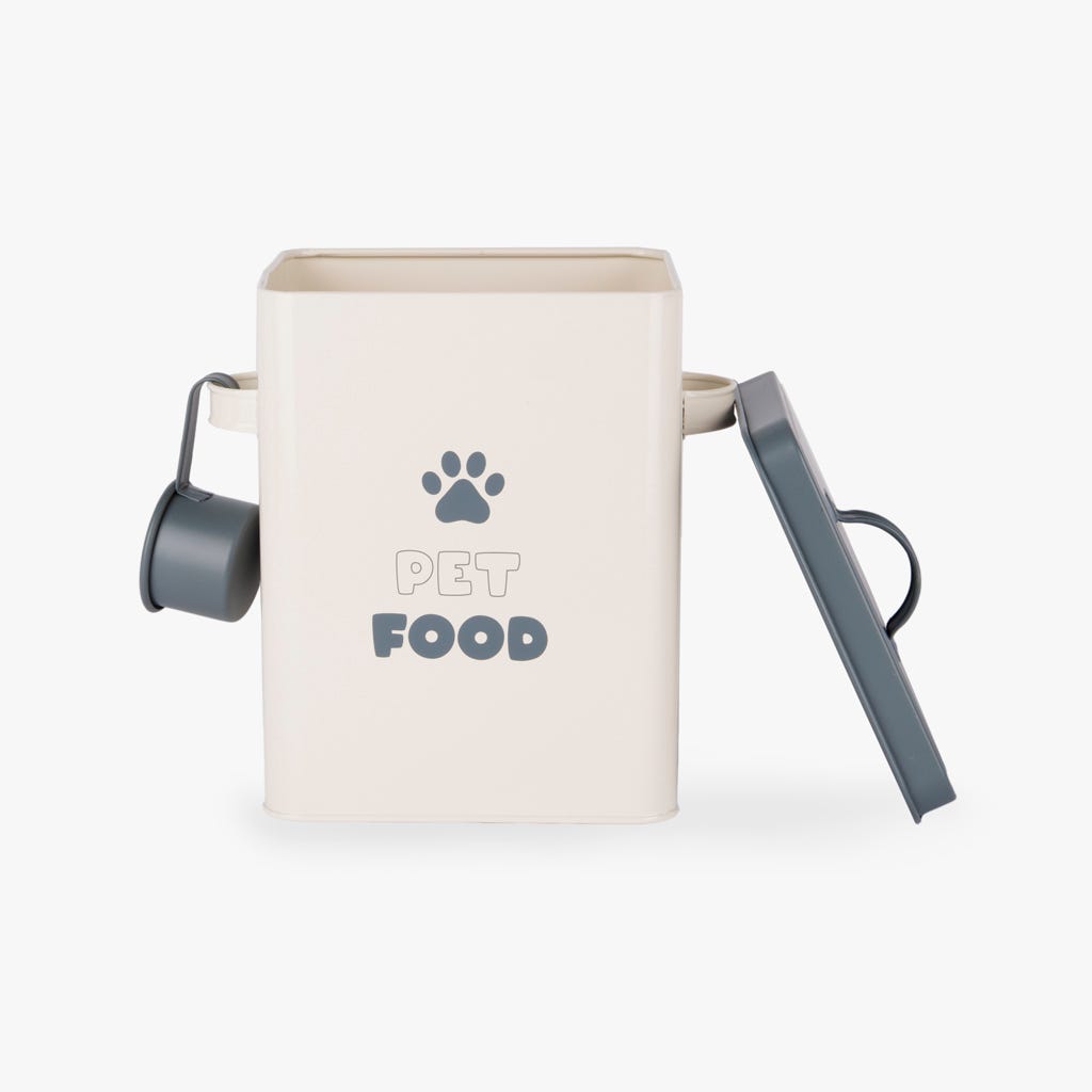 Pet food box with measuring spoon PAWRENTS