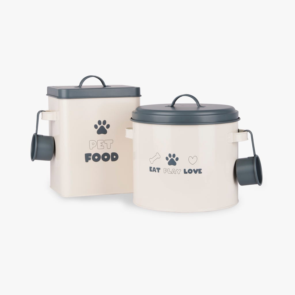 Pet food box with measuring spoon PAWRENTS