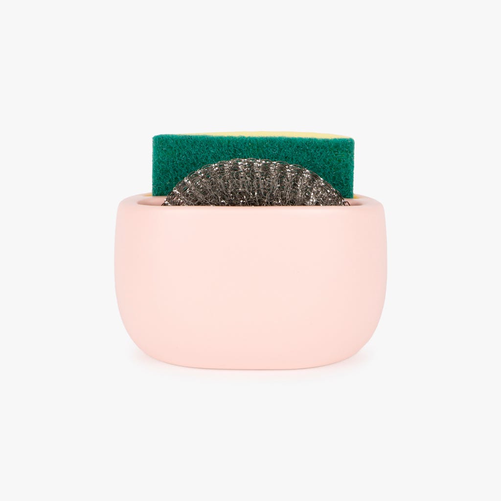 Suporte de Esfregão Rosa SUMMER PASTELS