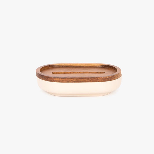 White soap dish ACACIA