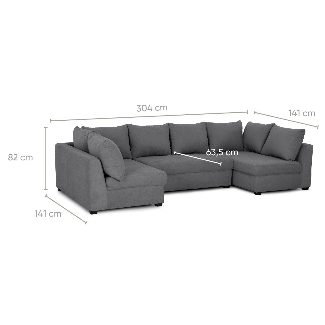 Sofá Modular 6 Lugares - GaelC731ABSRAG3840_C24