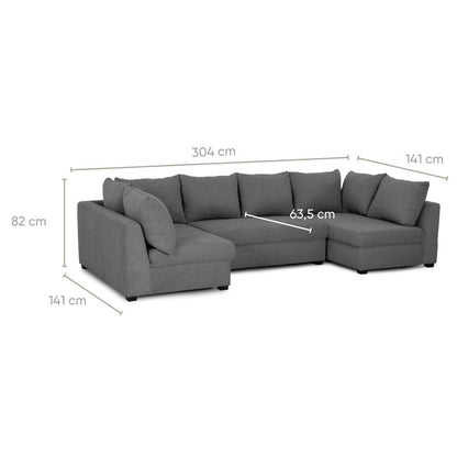 Sofá Modular 6 Lugares - GaelC731ABSRAG3840_C24