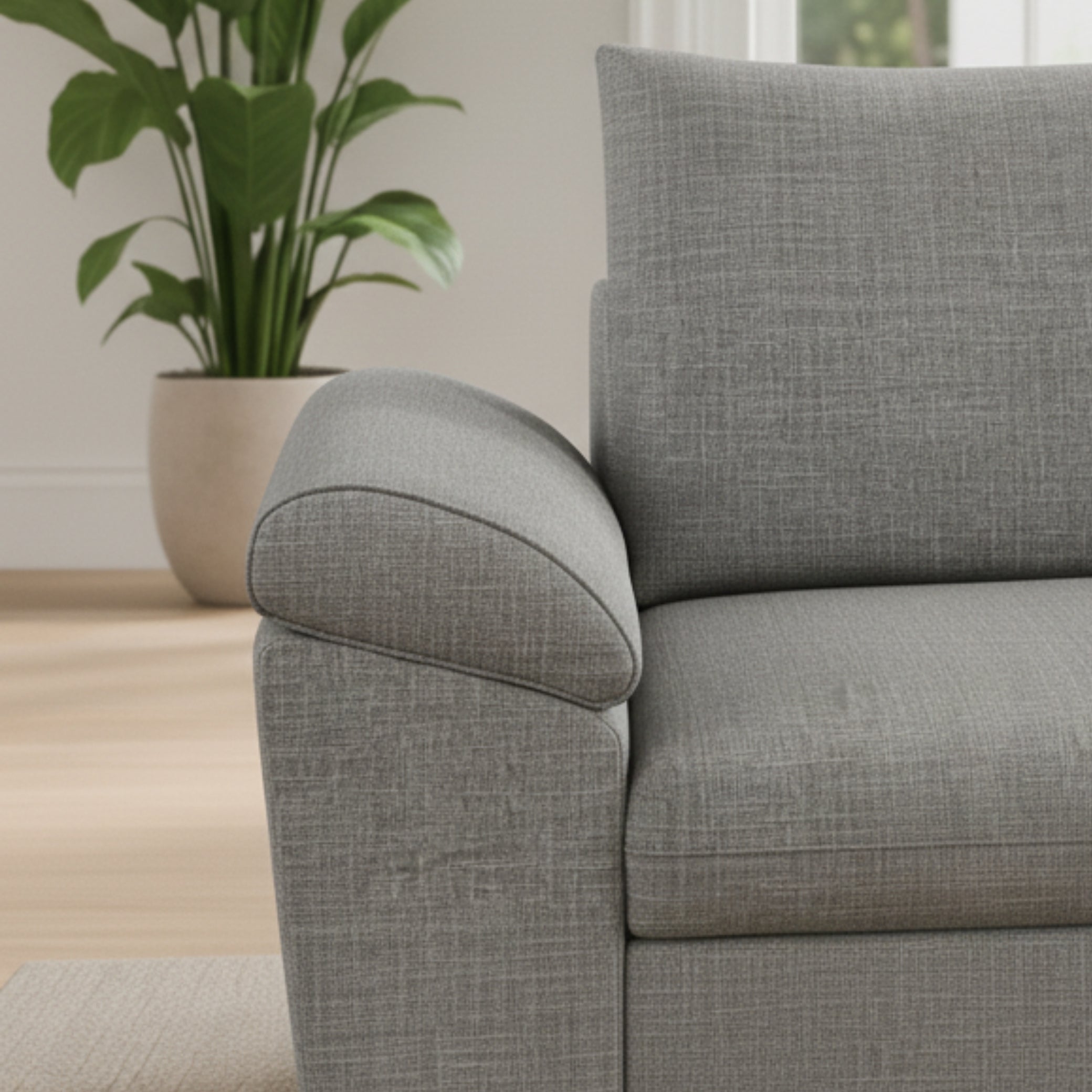 Sofa Bed with Reversible Chaise Longue and Storage PORTMAN