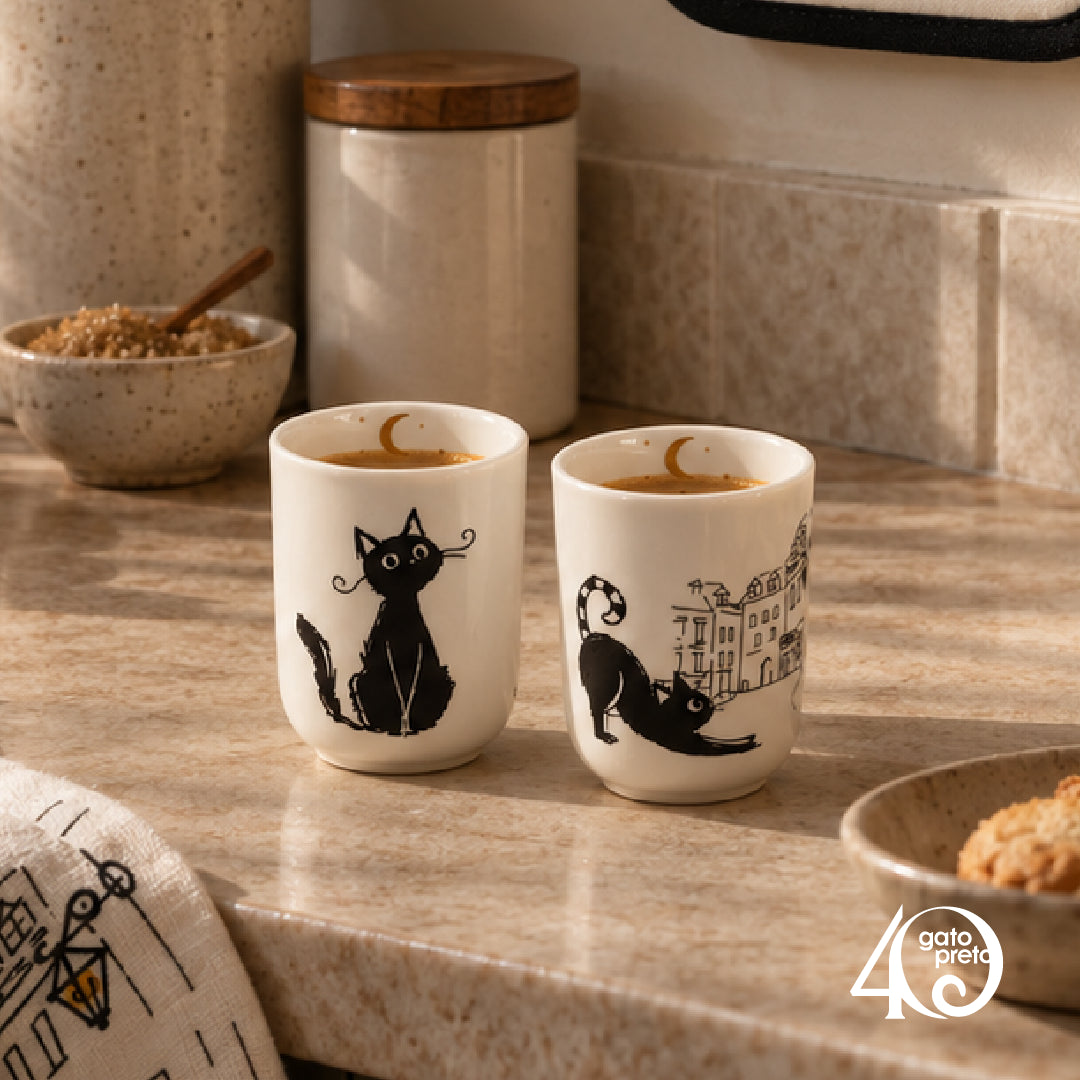 Set2TazasCafe 125ml CAT CREW