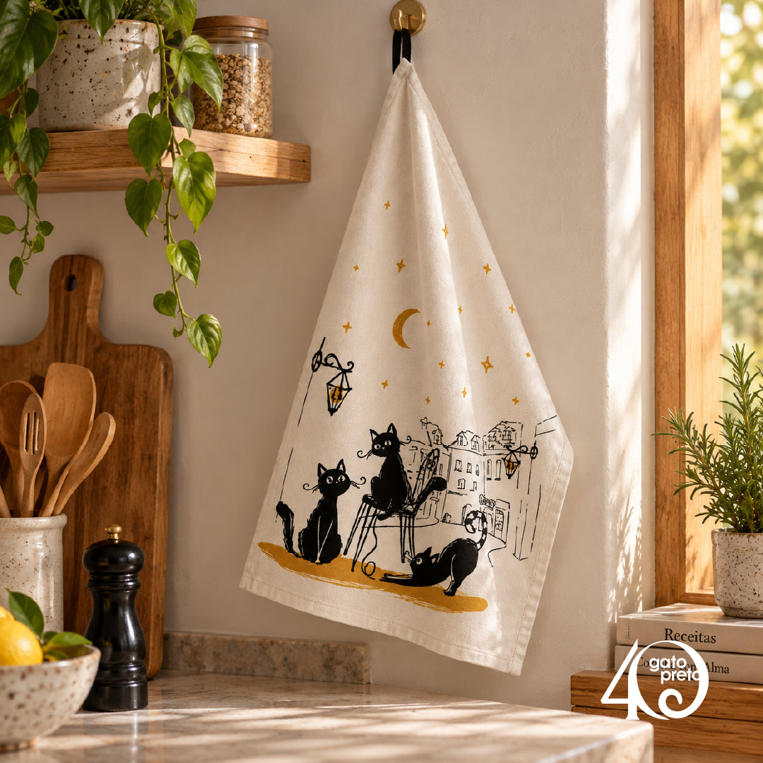 Paño Cocina Gatos 45x60 CAT CREW