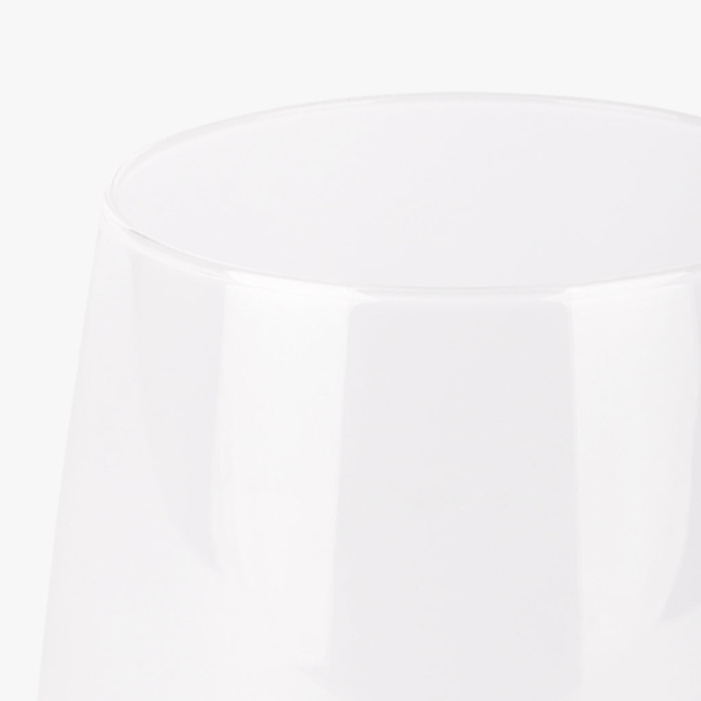 Short glass clear d8cm MINIMAL