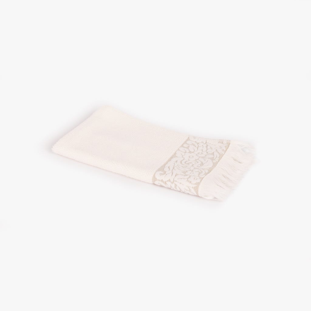 Toalha de Banho Algodão Jacquard com Barra Floral MURANO