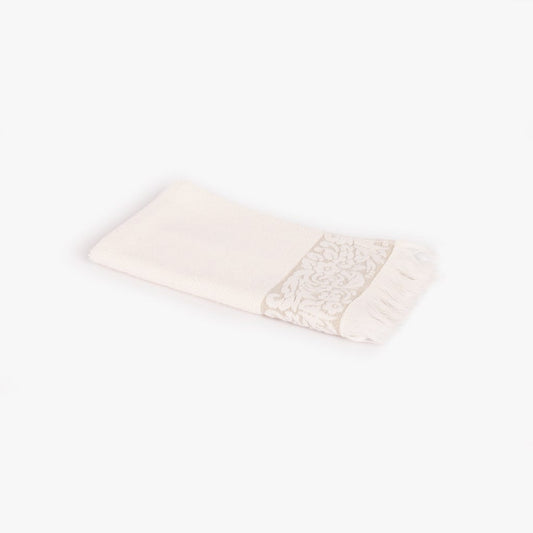 Toalha de Banho Algodão Jacquard com Barra Floral MURANO