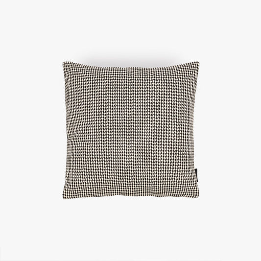 Capa de Almofada Pied-de-Poule Preto ALBA