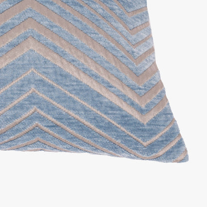 Cushion cover blue zigzag 30x50cm HERITAGE