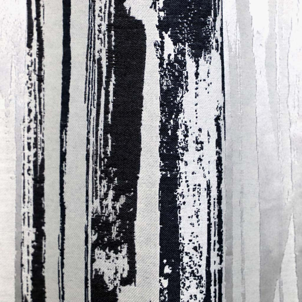 Cortinado Abstrato Preto e Cinza LAKI