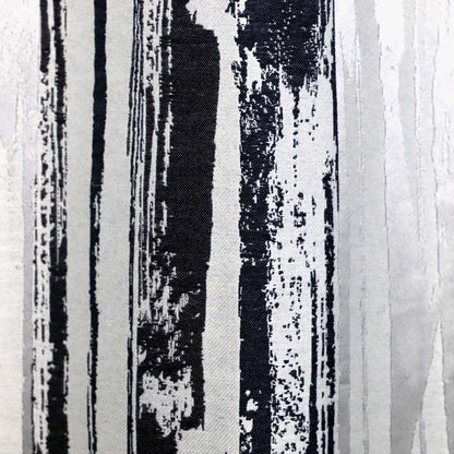 Cortinado Abstrato Preto e Cinza LAKI