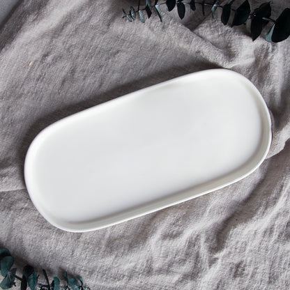 Prato Oval 33 cm BRIGHT WHITE