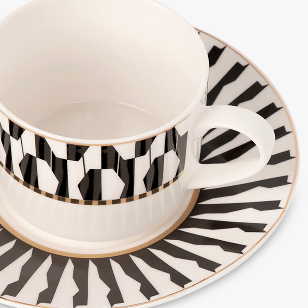 Conjunto de 2 Chávenas de Café BLACK CAT