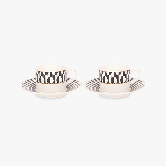 2 Tazas de té BLACK CAT