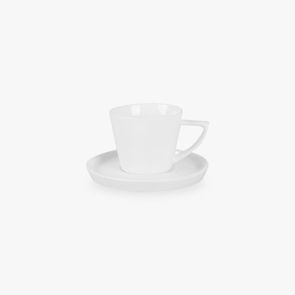 Chávena de Café com Pires 105 ml BRIGHT WHITE