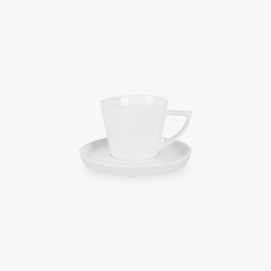 Chávena de Café com Pires 105 ml BRIGHT WHITE