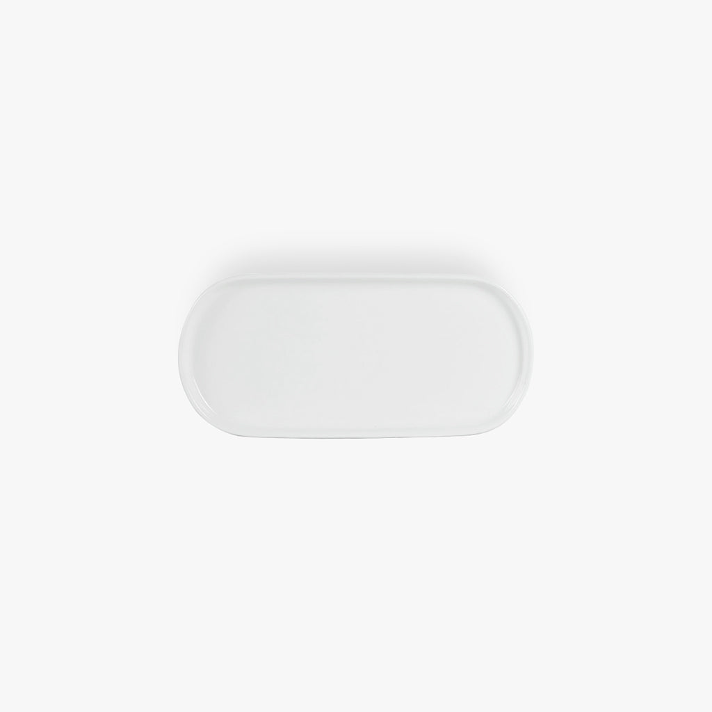 Prato Oval 25 cm BRIGHT WHITE
