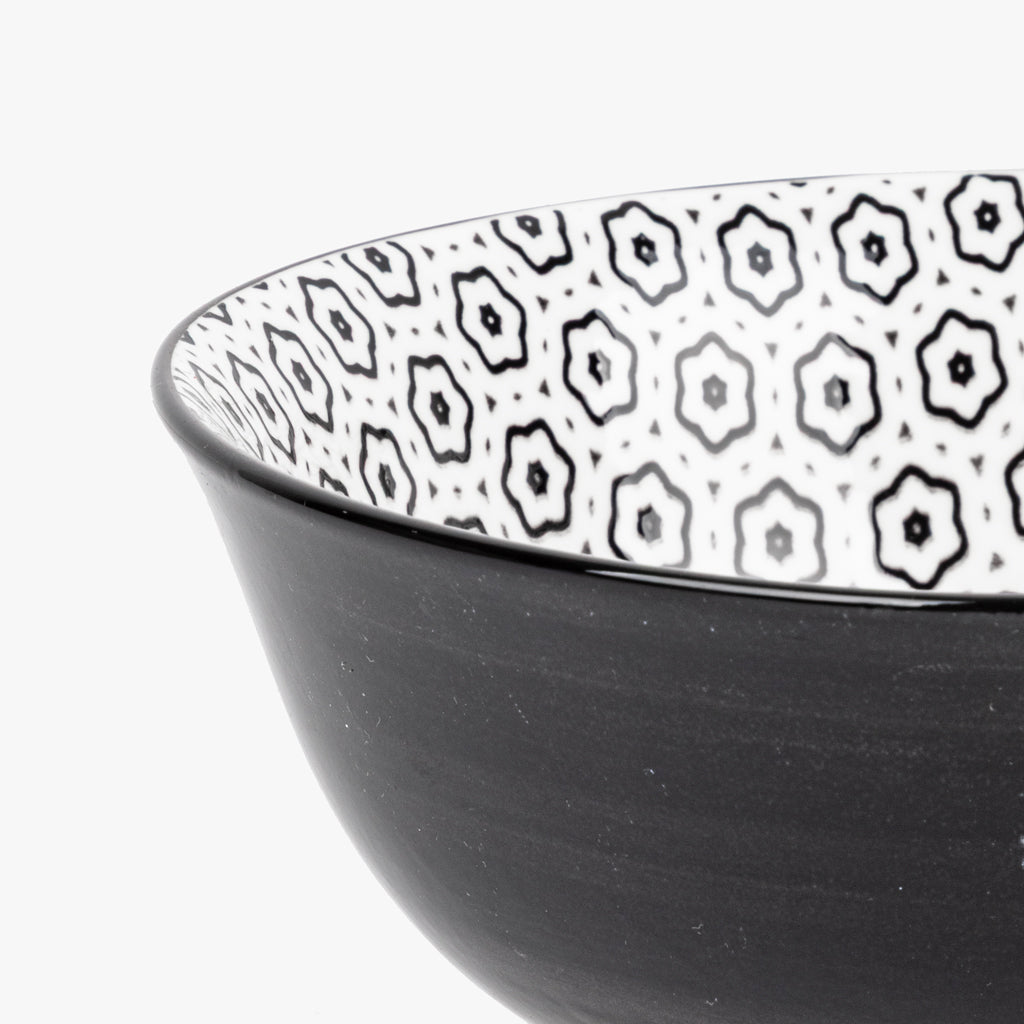 Taça Geo Preto 15,5cm ASIA
