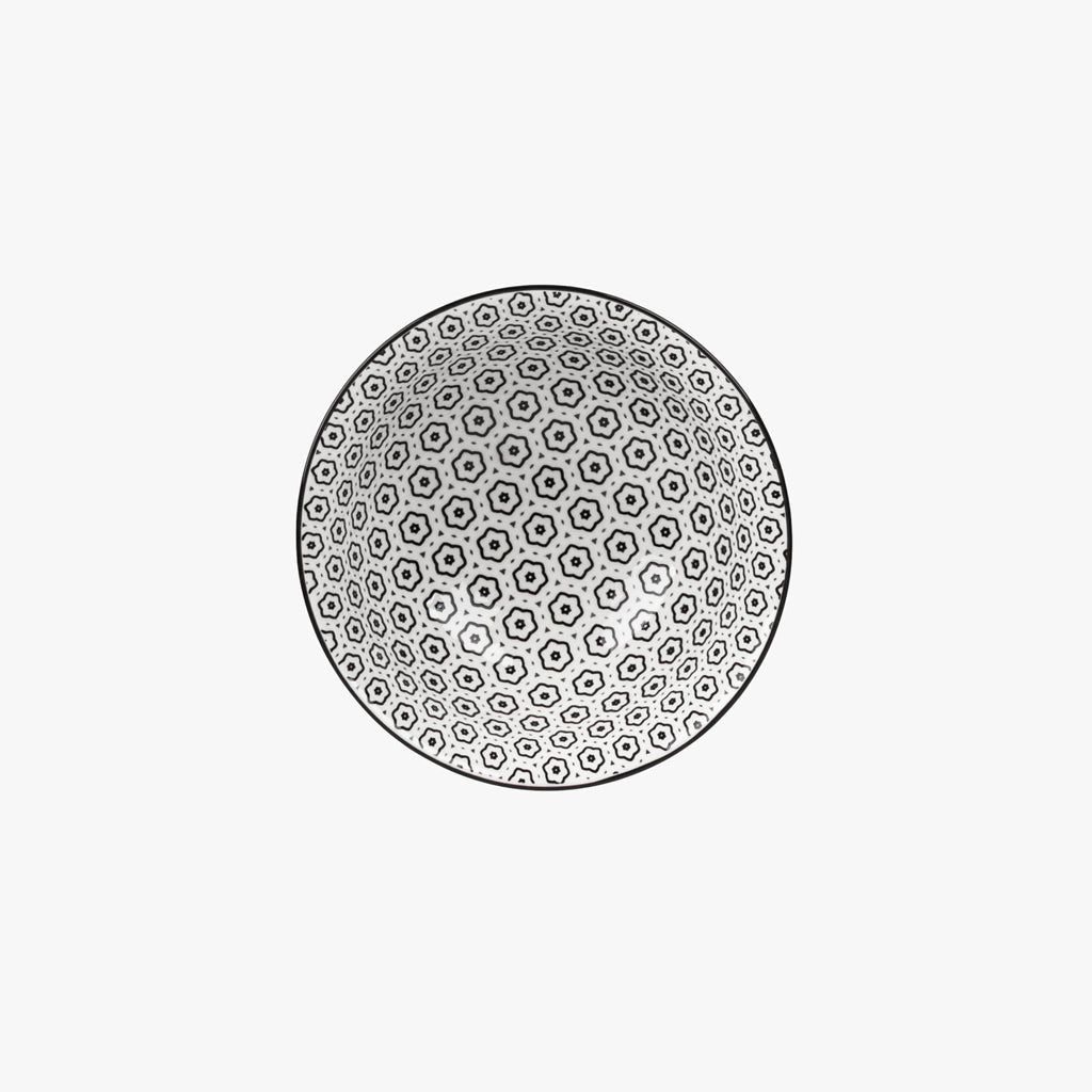 Bol Géo Noir 15,5 cm ASIE