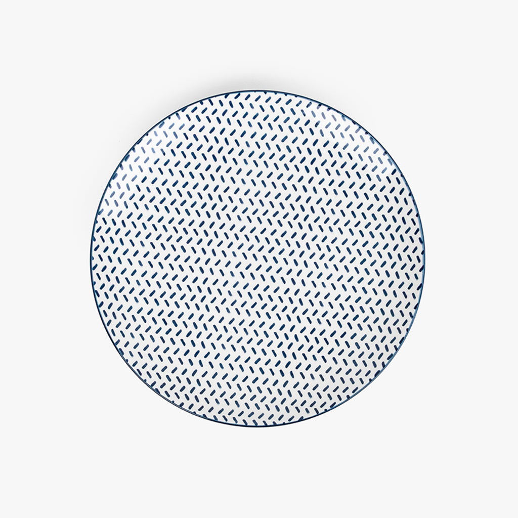 Assiette plate ASIA Blue Line
