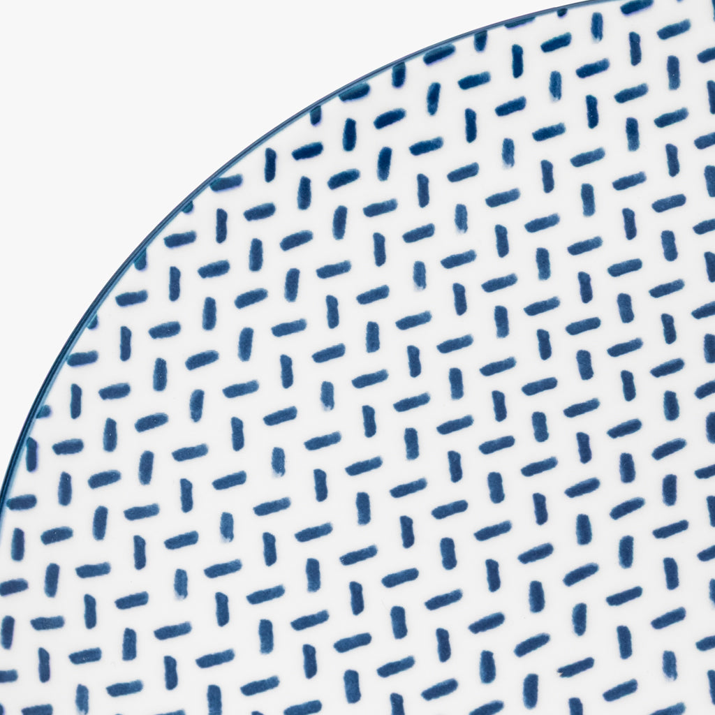Assiette plate ASIA Blue Line