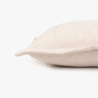 Housse de coussin en microfibre beige 60x60+3 AURA