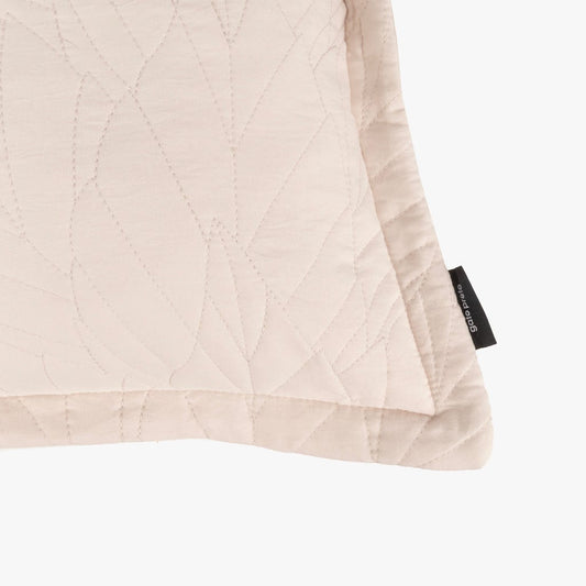 Funda cojín microfibra beige 45x45+3 AURA