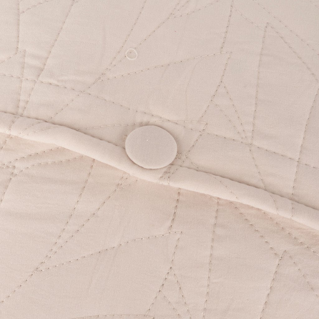 Beige microfiber cushion cover 45x45+3 AURA