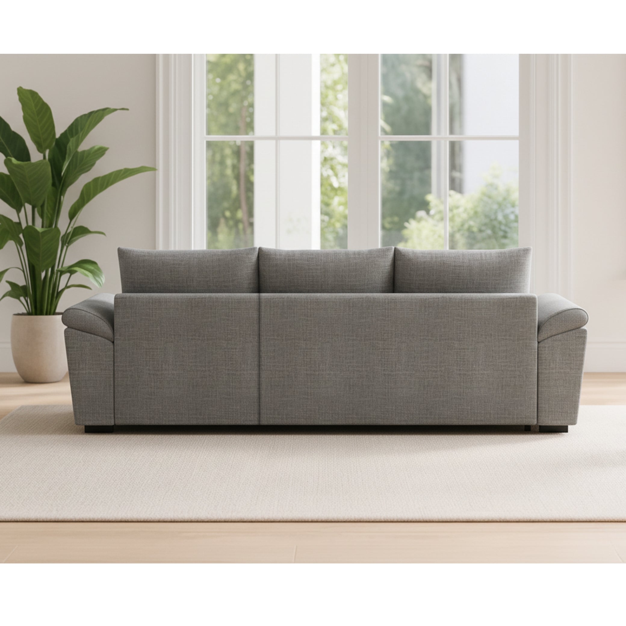 Sofa Bed with Reversible Chaise Longue and Storage PORTMAN