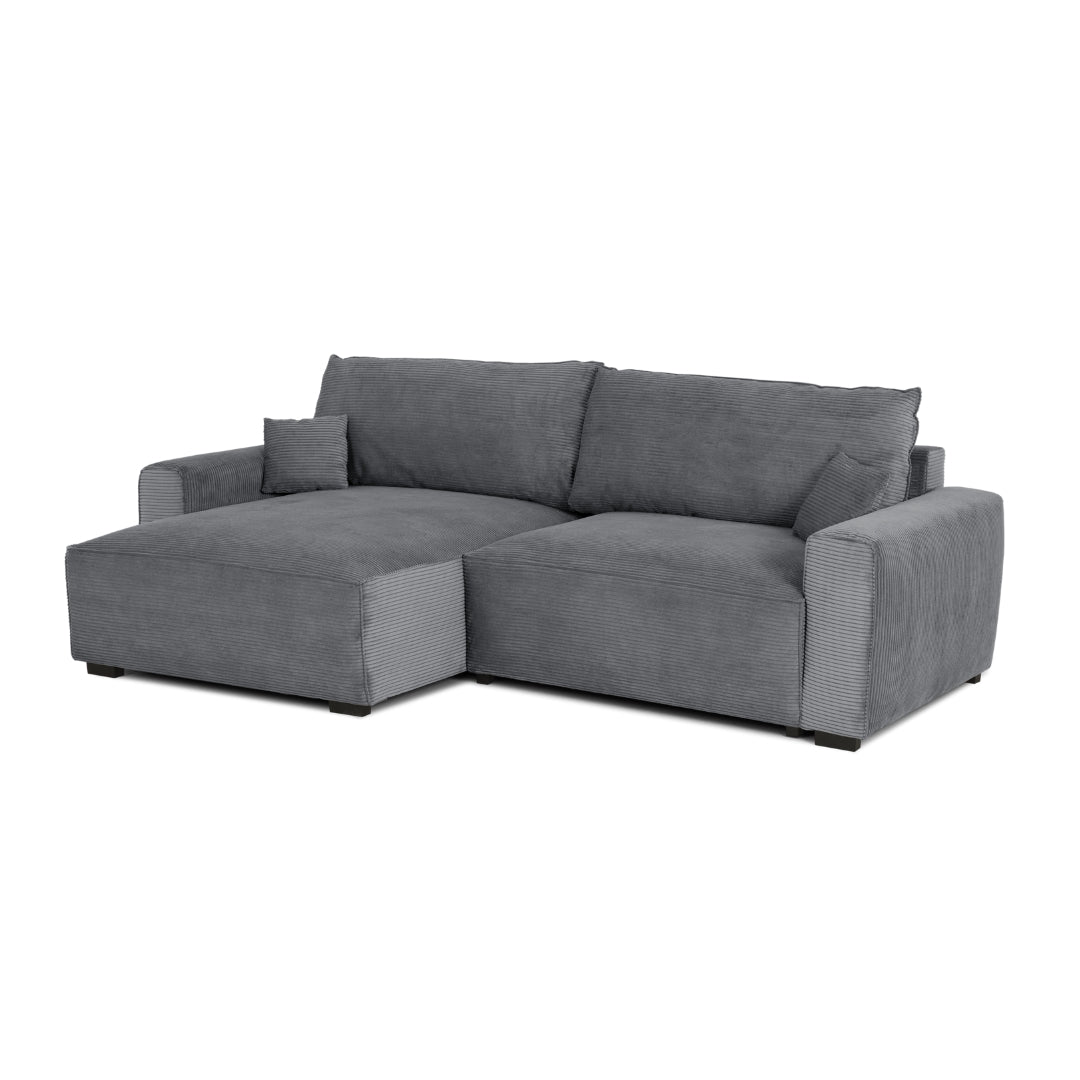 Sofá - Cama 4 Lugares com Chaise Longue Reversível - LaurenC1511ACSRG7932_C24