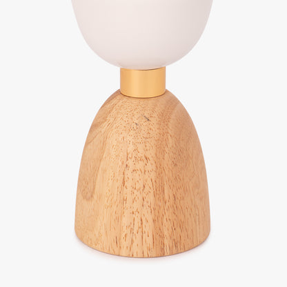 Bougeoir en bois blanc 14cm COZY