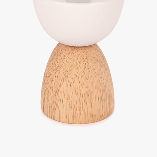 Candelero de madera blanco 11cm COZY