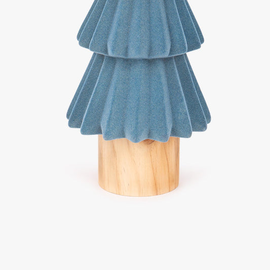Sapin de Noël bleu 13x40cm COZY