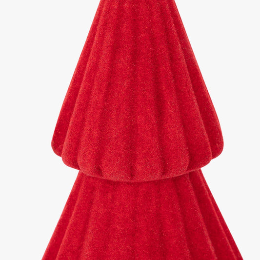 Sapin de Noël rouge 10x25cm COZY