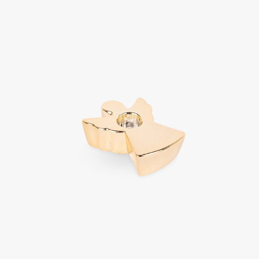 Candelero ángel dorado 9x3cm NEW BRIGHT