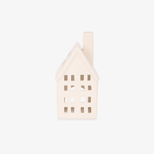 Casa blanca para vela 15cm NEW BRIGHT